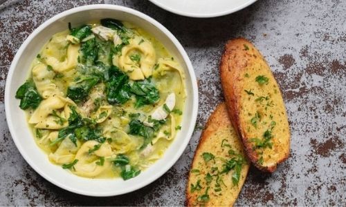 Chicken, Spinach And Tortellini